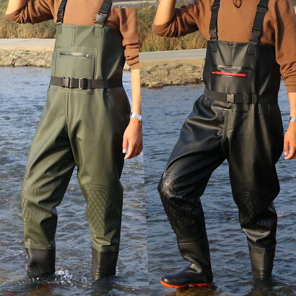 Fishing Waders - Durable PVC Fishing Suit Waterproof Thicken