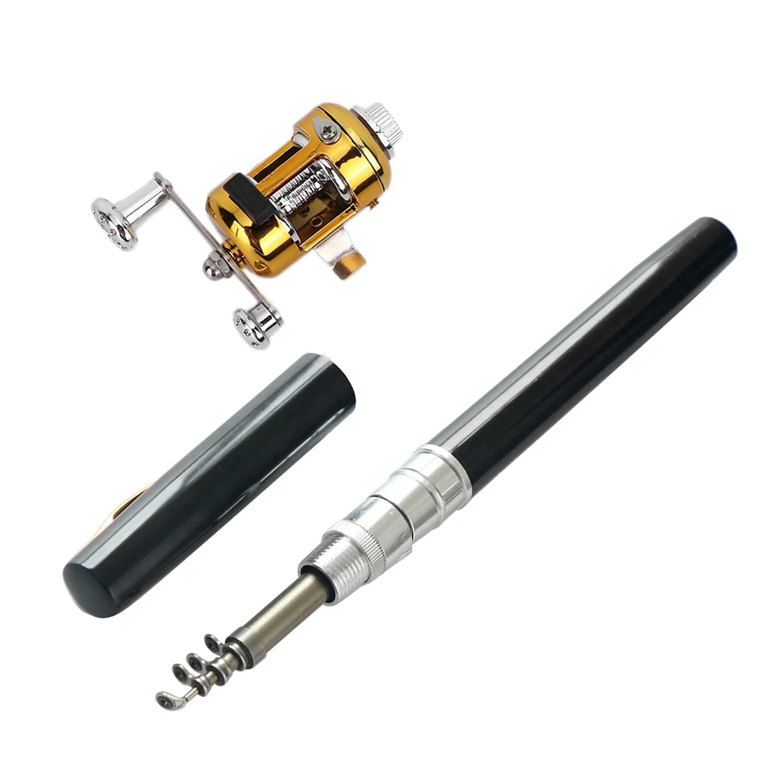 Mini Pocket Ice Fishing Rods P - Penn Reel Fierce 评论和价格
