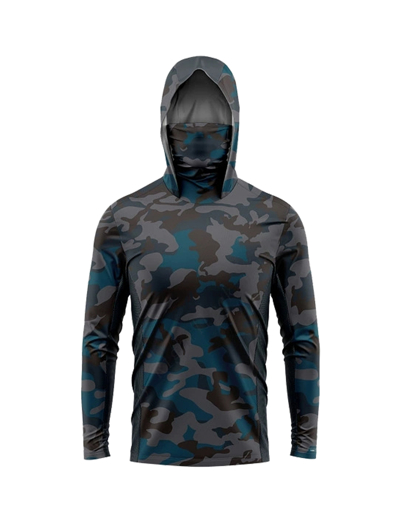 Desert Camo Men Fishing Hooded - Fishing Mask Sun Protection 评论和价格