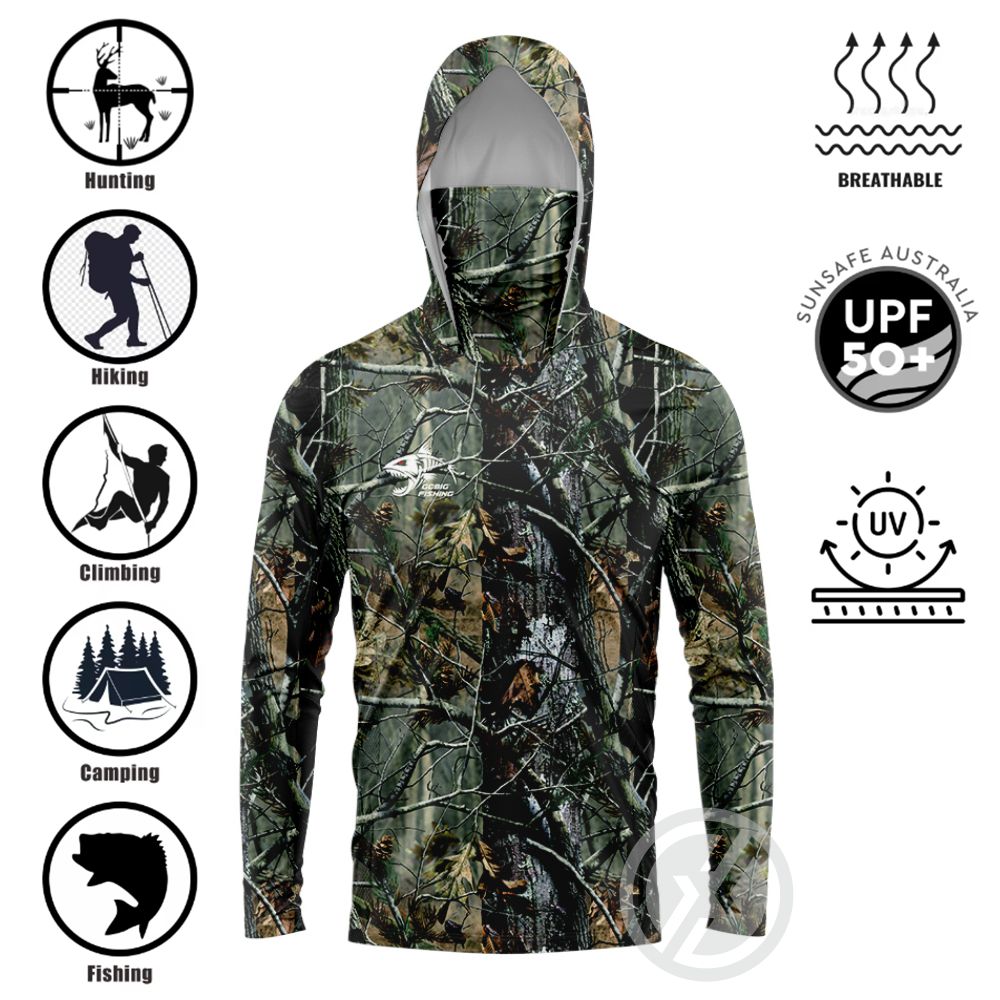 Mens Outdoor Long Sleeve Fishi - Fishing Hoodie 评论和价格