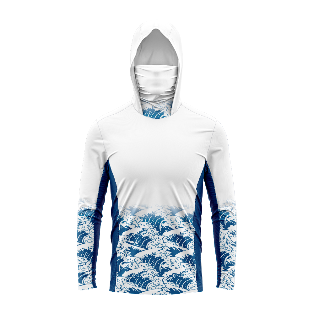Men UPF50+ Sun Protection Fish - Fishing Hoodie 评论和价格
